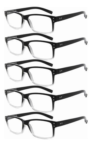 Eyekepper Paquete De 5 Lentes De Lectura Para Hombre, Bisagr