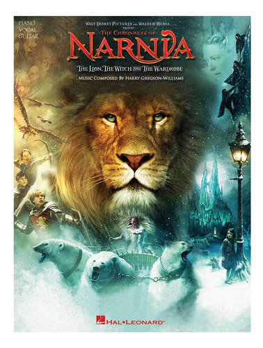 The Chronicles Of Narnia: The Lion, The Witch And The Songbook) Piano, Vocal And Guitar Chords, De Gregson-williams, Harry. Editorial Hal Leonard, Capa Mole Em Inglês