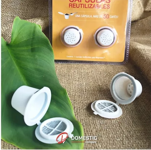 Cápsulas de café reutilizables Domestic para Nespresso 2 u