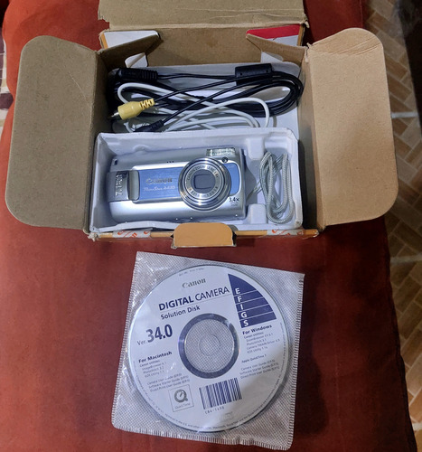 Camara Canon Powershok A470 Como Nueva Azul Claro (Usado)