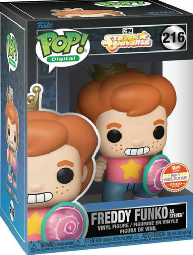 Funko Pop!! Steven Universe, Steven Freddy!! Nft, Limitado 