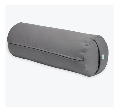 Almohadon Bolster Grey Yoga Meditacion Relax 65x23cm Gaiam