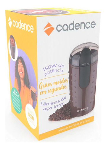 Moedor de café elétrico Cadence Di Grano mdr302 marrom