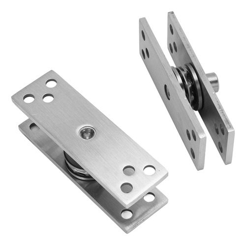 Juego De Bisagras Giratorias Para Puerta De 360°, Acero Inox