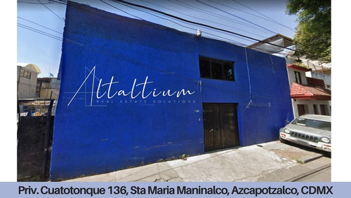 Bodega En Venta Privada Cuatotonque 136, Santa María Malinalco, Azcapotzalco, Cdmx. Vg5-di