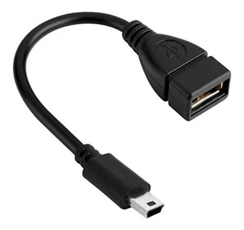 Cable Negro Para  Otg Mini Usb Adaptador