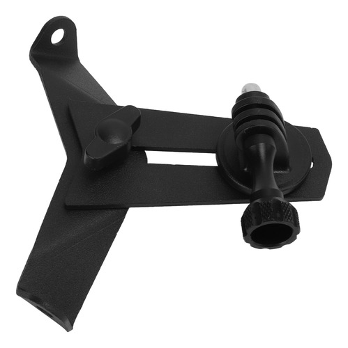 Soporte Negro Para Cámara Delantera De Motocicleta, Acero, C