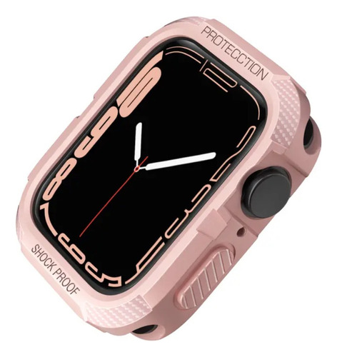 Case Funda Protector Tpu 360 Para Apple Watch 42, 44, 45mm