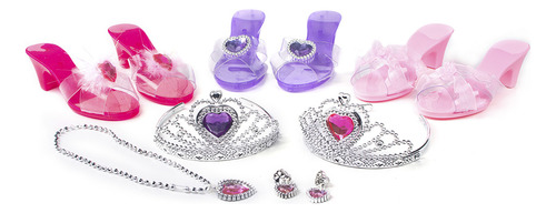 Set De Princesas Con Zapatitos Y Accesorios