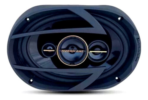 Par Alto Falante 6x9 Automotivo Som 520w Hurricane A69q Cor Preto