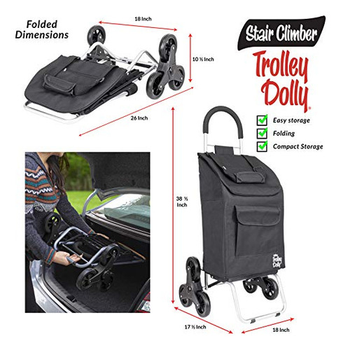Carrito Plegable Subir Escaleras Trolley Dolly, Carrito...
