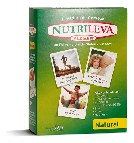 Levadura De Cerveza Virgen Nutrileva En Polvo 500 Gr Pack X3