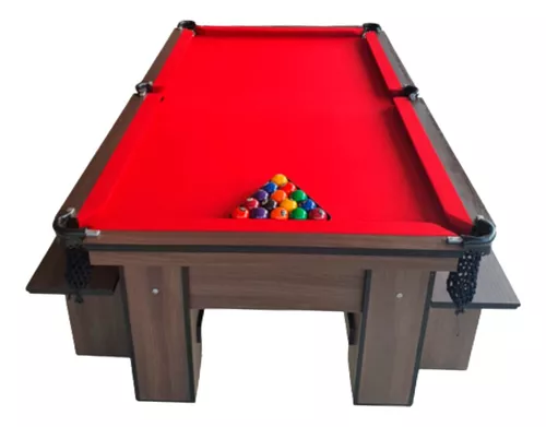 MESA DE SINUCA BILHAR SNOOKER - Rm3 BASE DE PEDRA - TECIDO VERMELHO -  BILHARES ENGERS - Mesa de Sinuca - Magazine Luiza