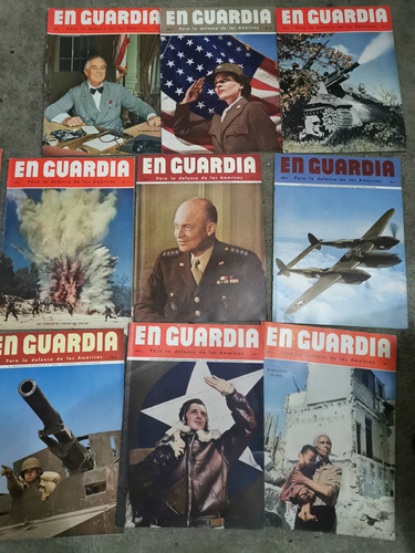 Revistas Segunda Guerra Mundial En Guardia $550 Cada Una