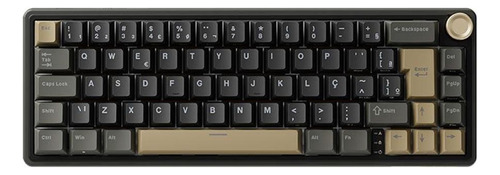 Teclado Mecanico Gamer Royal Kludge Rkr65 Rgb Abnt2 S/ Brown