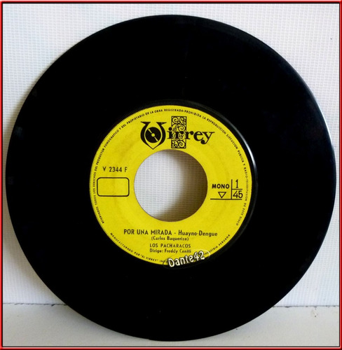 Dante42 Disco 45 Vinilo Los Pacharacos - Huayno