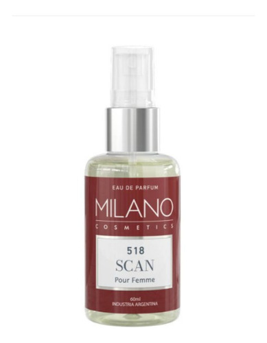 Perfume De Mujer Mini Milano 60ml. 518 Scan 