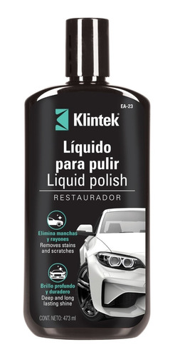 Polish Liquido Para Pulir Restaurador 473 Ml Klintek 57087