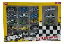 Comprar Juguete Niño Carros De Fricción Autos Carreras Set 18 Piezas Multicolor