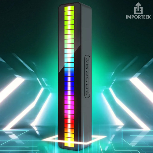 Z Barra Bocina Bluetooth Radio Recargable Portatil Luces Led