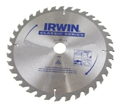 Lamina Disco Serra Circular 10 Polegadas (250mm) 36d Irwin Cor Prateado