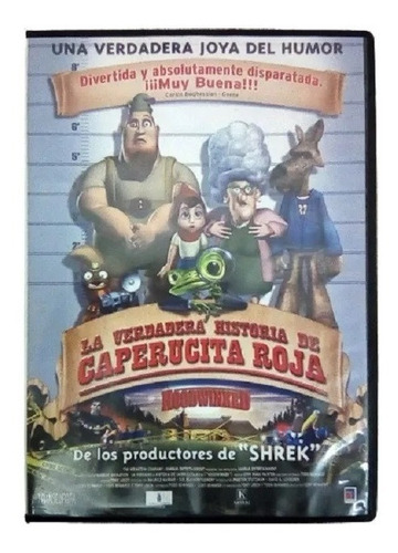 La Verdadera Historia De Caperucita Roja Dvd Productor Shrek