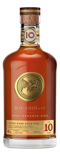 Pack De 6 Ron Bacardi 10 Años Gran Reserva 750 Ml