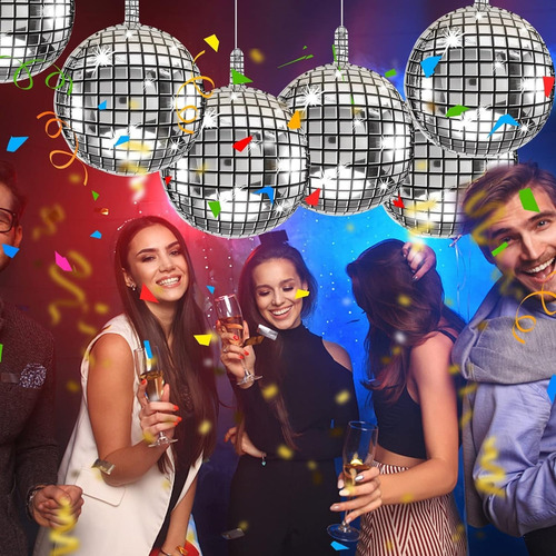 Globo Metalizado Orbz Boliche Brillante 24 Pulgadas X 10 Un