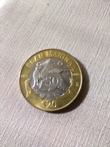 Oferta!! Moneda 20 Pesos Plan Marina 