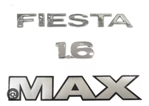 Kit De Emblemas Ford Fiesta Max  Cinta 3m Original 