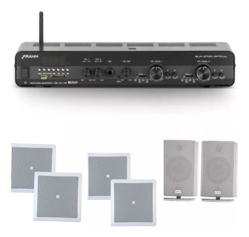 Kit Som Amplificador 4 Caixas Jbl 2 Caixas Externa + Sub 12p