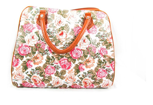 Bolso Cartera Grande De Flores Para Damas