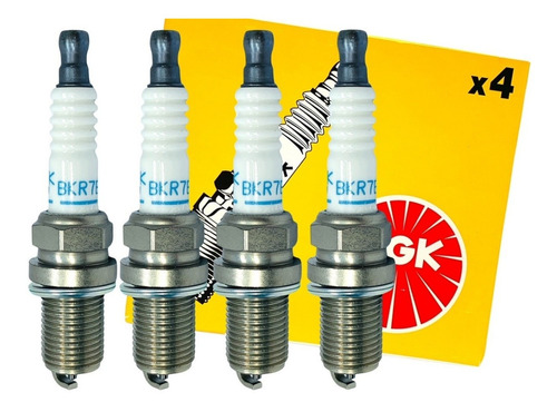 Velas Gol G3 G4 Fox Polo Golf 1.6 Kombi 1.4 Flex Bkr7esb