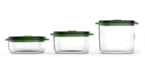 Imagen 2 de 8 de Pack Contenedores Foodsaver® Marinador 700 Ml, 1.2 Y 1.8 Lt