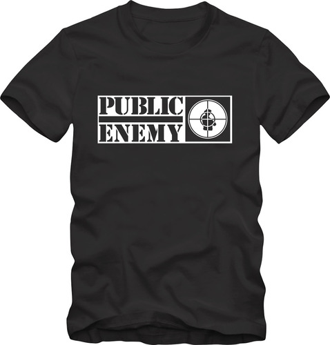 Public Enemy Camiseta Tradicional T-shirt Algodão 30.1 Silk