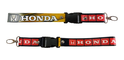 Lanyard, Llavero, Honda, Con Mosquetón Metálico