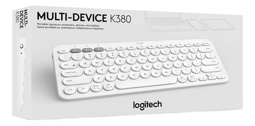 Teclado Logitech K380 Multi-device White Sp (pn 920-009595)