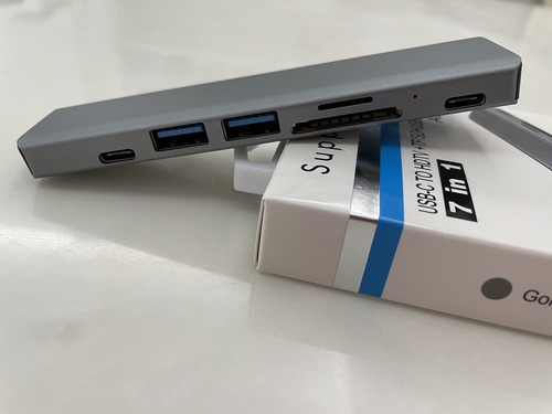 Adaptador Hdmi Thunderbolt 4k Usb 3.0 Mosible-c Hub Gris