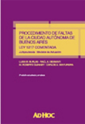 Procedimiento De Faltas De La Ciudad Autonoma De La Ciudad A