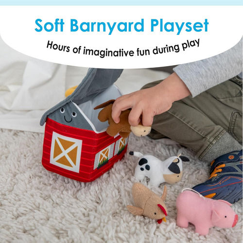 Juego De Peluche Suave Carter's Barnyard