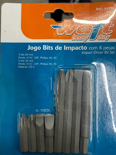 Jogo Bits Impacto 8 Pçs - Waft