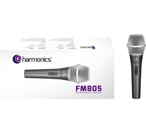 Microfone Harmonics Fm-805 Dinâmico