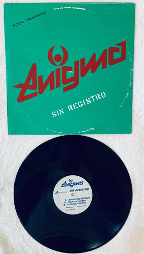 Enigma Sin Registro Lp Vinyl Vinilo Mexico 1988 Con Insert