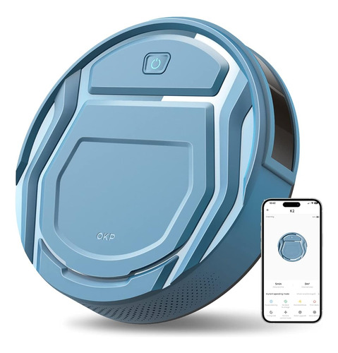 Okp Aspiradora Robótica, Wifi / App / Alexa, Sistema De Filt