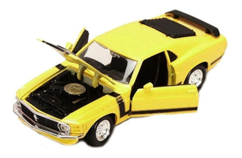 Imagen 4 de 7 de Ford Mustang Boss 302 Auto 1970 Maisto 1/24 Metal La Plata