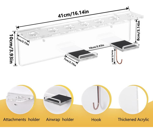 Wall Mount Holder Compatible With Dyson Airwrap Styler Acces