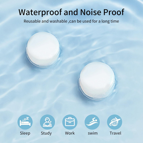 24 Tapones Para Los Oídos De Silicona Para Dormir, Tapones P
