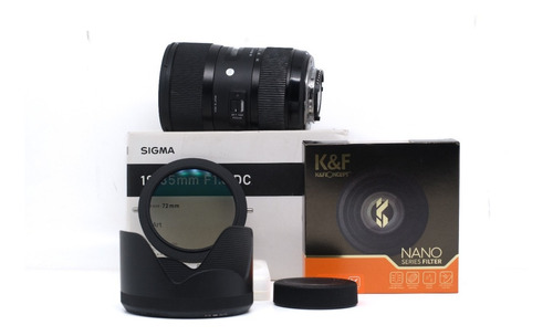 Imagem 1 de 10 de Lente Sigma 18-35mm F/1.8 Dc Hsm Para Nikon
