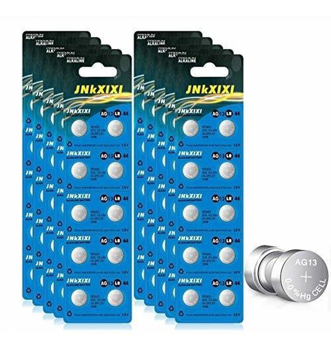 100 Pack Lr44 Ag13 357 Batería 1 5v Sr44 A76 Gp76 Lr 4...