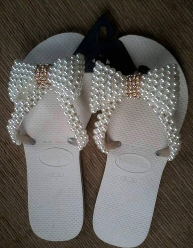 sandalia decorada